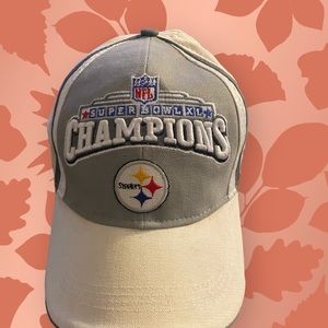 NFL Super Bowl Champions Steelers 40th Anniversary cap New w tag